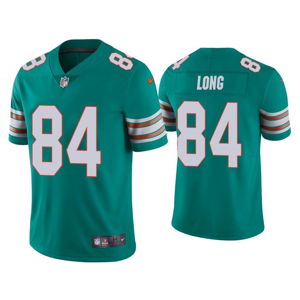 Men Miami Dolphins #84 Hunter Long Nike Green Limited NFL Jersey